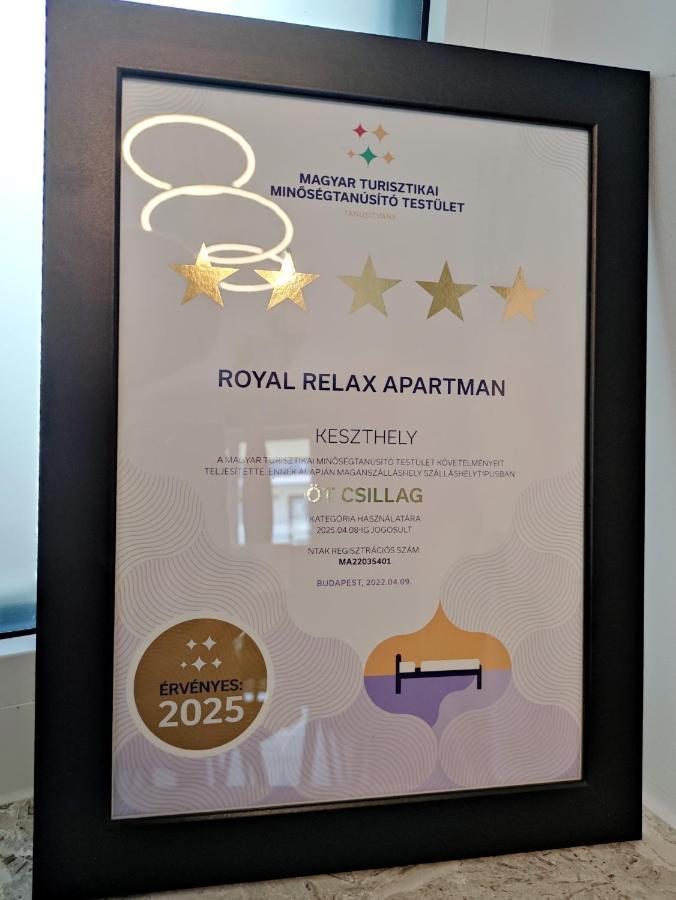 Royal Relax Apartman Keszthely Exterior photo